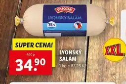 Lidl Lyonský salám nabídka