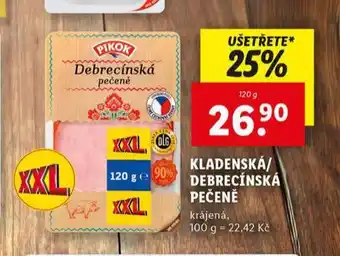 Lidl Kladenská / debrecínská pečeně nabídka