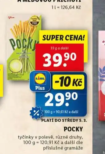 Lidl Pocky nabídka