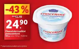 Lidl Choceňské tradiční pomazánkové nabídka