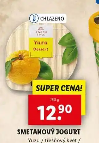 Lidl Smetanový jogurt nabídka