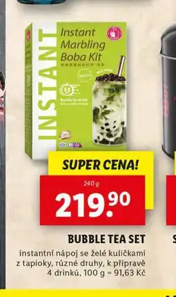 Lidl Bubble tea set nabídka