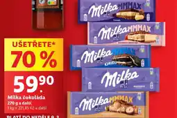 Lidl Milka čokoláda nabídka