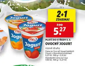 Lidl Ovocný jogurt nabídka