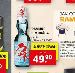 Lidl Ramune limonáda nabídka