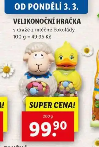 Lidl Velikonoční hračka s dražé nabídka