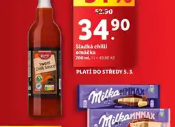 Lidl Sladká chilli omáčka nabídka