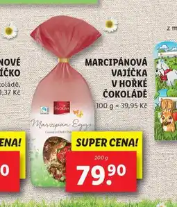 Lidl Marcipánová vajíčka v hořké čokoládě nabídka