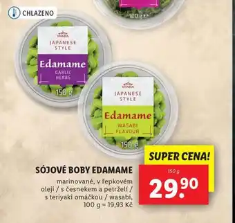 Lidl Sójové boby edamame nabídka