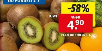 Lidl Kiwi nabídka