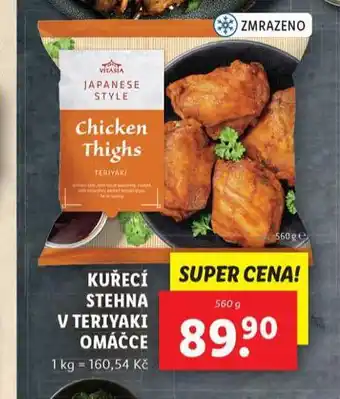 Lidl Kuřecí stehna v teriyaki omáčce nabídka