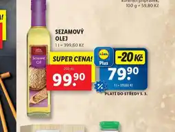 Lidl Sezamový olej nabídka