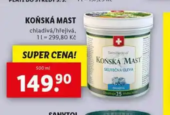 Lidl Koňská mast nabídka