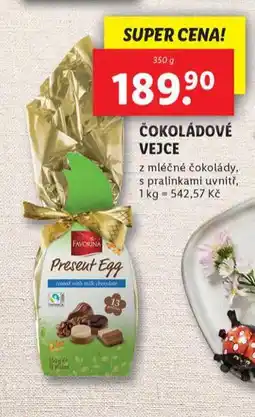 Lidl Čokoládové vejce nabídka