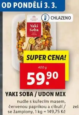 Lidl Yaki soba / udon mix nabídka