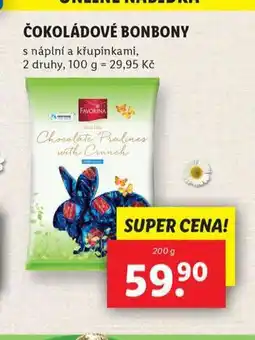 Lidl Čokoládové bonbony nabídka