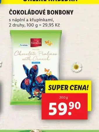 Lidl Čokoládové bonbony nabídka