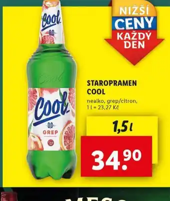 Lidl Pivo staropramen cool nealko nabídka