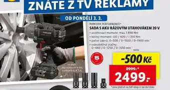 Lidl Sada s aku rázovým utahovákem nabídka