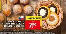 Lidl Sváteční koláček s tvarohem a mákem nabídka