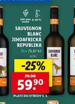 Lidl Sauvignon blanc nabídka