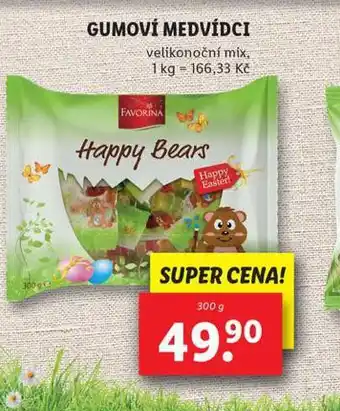 Lidl Gumoví medvídci nabídka