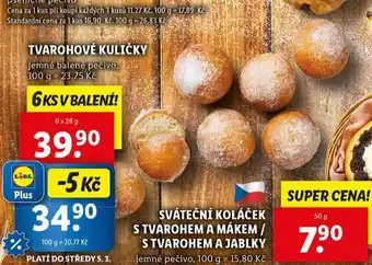 Lidl Tvarohové kuličky nabídka