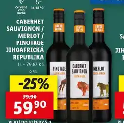 Lidl Merlot nabídka