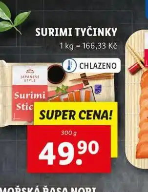 Lidl Surimi tyčinky nabídka