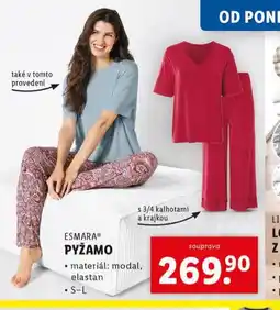 Lidl Pyžamo nabídka