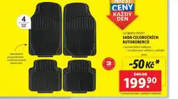 Lidl Sada celoročních autokoberců nabídka