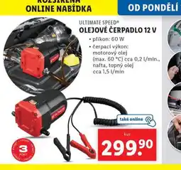 Lidl Olejové čerpadlo 12 v nabídka