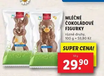 Lidl Mléčné čokoládové figurky nabídka