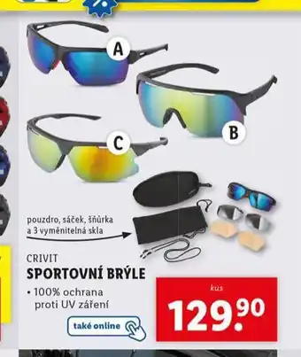 Lidl Sportovní brýle nabídka