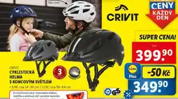 Lidl Cyklistická helma s koncovým světlem nabídka