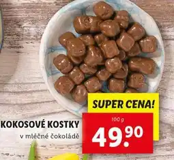 Lidl Kokosové kostky v mléčné čokoládě nabídka