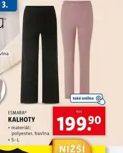 Lidl Kalhoty nabídka