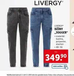 Lidl Džegíny jogger nabídka