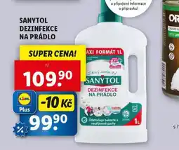 Lidl Sanytol dezinfekce na prádlo nabídka