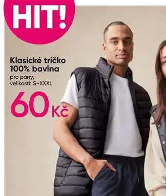 Pepco Klasické tričko 100% bavlna pro pány, nabídka