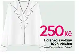 Pepco Halenka s volány 100% viskóza pro dámy, velikosti: 36-46 nabídka