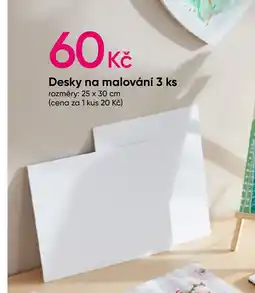 Pepco Desky na malování 3 ks rozměry: 25 x 30 cm (cena za 1 kus 20 Kč) nabídka