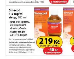 Dr. Max Sinecod sirup nabídka