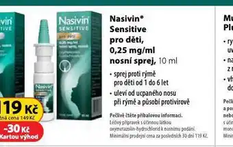 Dr. Max Nasivin sensitive pro děti nabídka