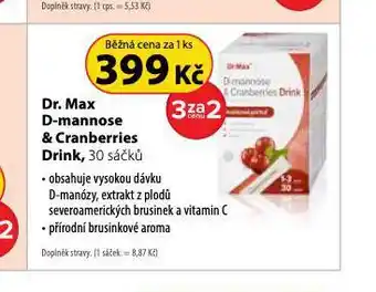 Dr. Max Dr. max d-mannose & cranberries drink nabídka