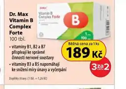 Dr. Max Dr. max vitamín b complex forte nabídka