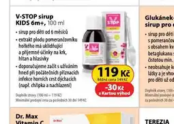 Dr. Max V-stop sirup kids 6m+ nabídka