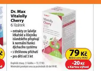 Dr. Max Dr. max vitalolly cherry nabídka