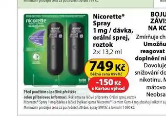 Dr. Max Nicorette spray nabídka