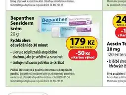 Dr. Max Bepanthen sensiderm krém nabídka